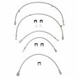 Brake Hose Kit for 2013 2WD stainless steel