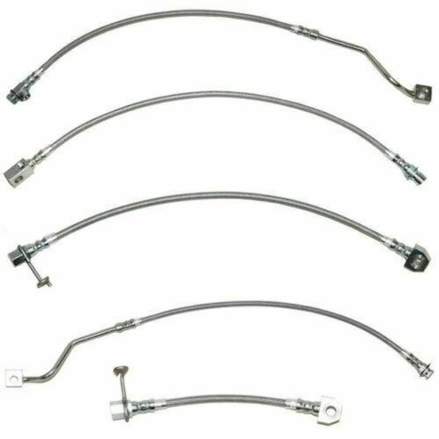 Brake Hose Kit for 1999-1901 Ford F-250 SD ABS 4WD stainless steel