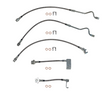 Brake Hose Kit for 2000-2004 Complete AWABS ABS 4WD stainless steel