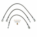 97-06 Jeep Wrangler Brake Hose Kit No ABS Stainless Steel HSK0049SS