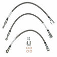 Brake Hose Kit for 1992-2001 Complete 4WD stainless steel