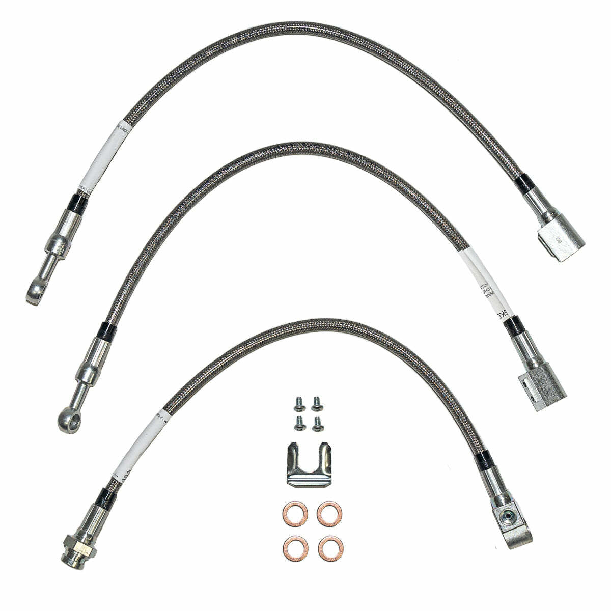 Brake Hose Kit for 1992-2001 Complete 4WD stainless steel