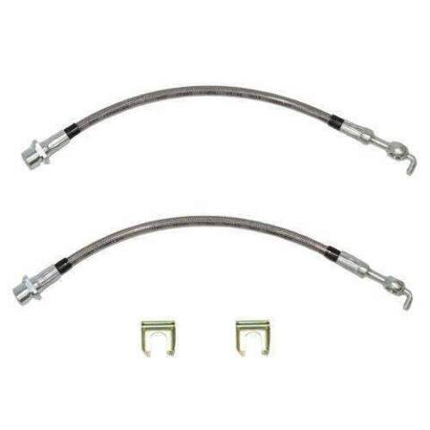 Brake Line Kit for 2007-2021 Toyota Tundra Rear Brake Flex Hose Kit Braided Stainless stainless steel