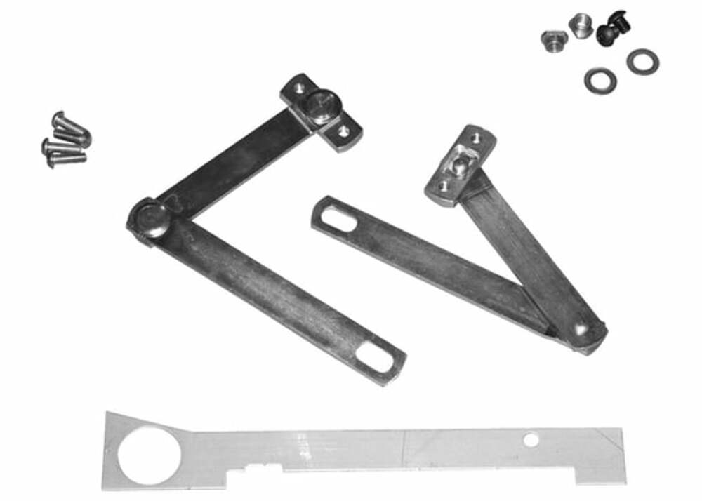 Fits 1987 Chevrolet Blazer; Hidden Tailgate Link Kit - Zinc HTGL72Z