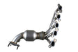 direct-fit catalytic converter manifold rear front Federal EPA with gaskets Schultz