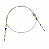 Hurst Quarter Stick 5008555 - Shifter Cable - 5-Foot Length - Grey stainless steel automatic transmission pistol grip