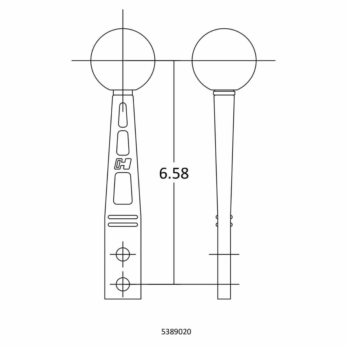 Hurst Billet/Plus Shifter Stick - 5389020