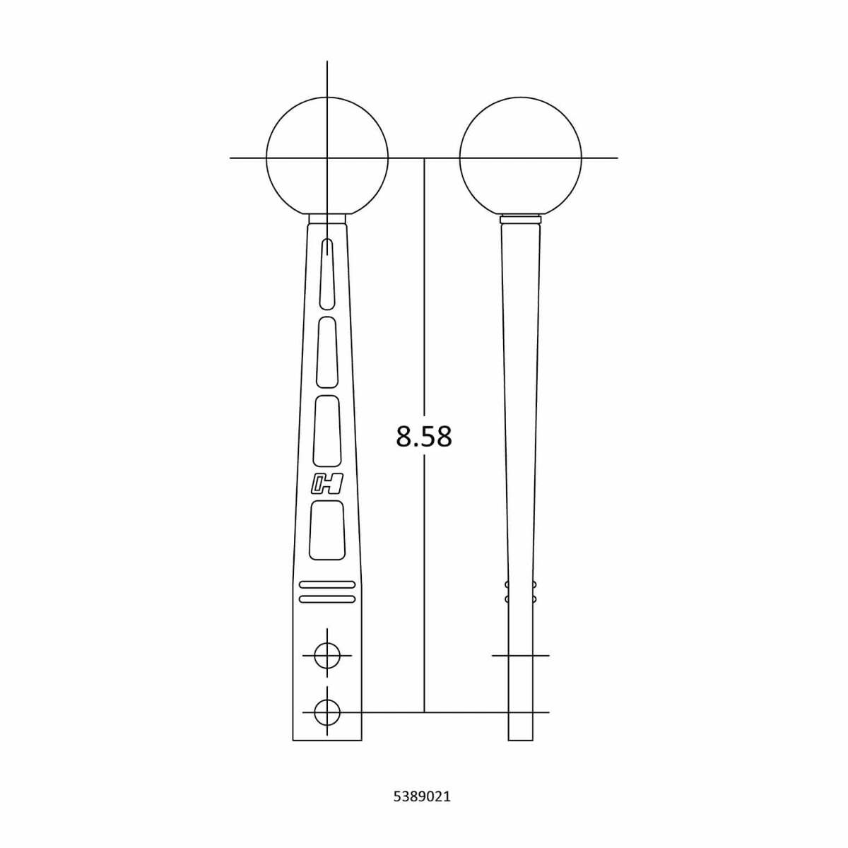 Hurst Billet/Plus Shifter Stick - 5389021