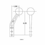Hurst Billet/Plus Shifter Stick - 5389023