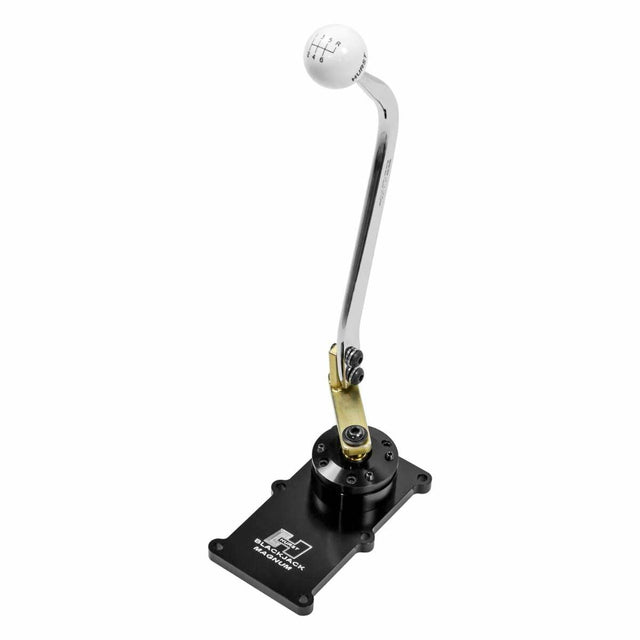 Hurst Blackjack Short Throw Shifter - 3913007 for 1955-1957 Chevy black aluminum manual transmission