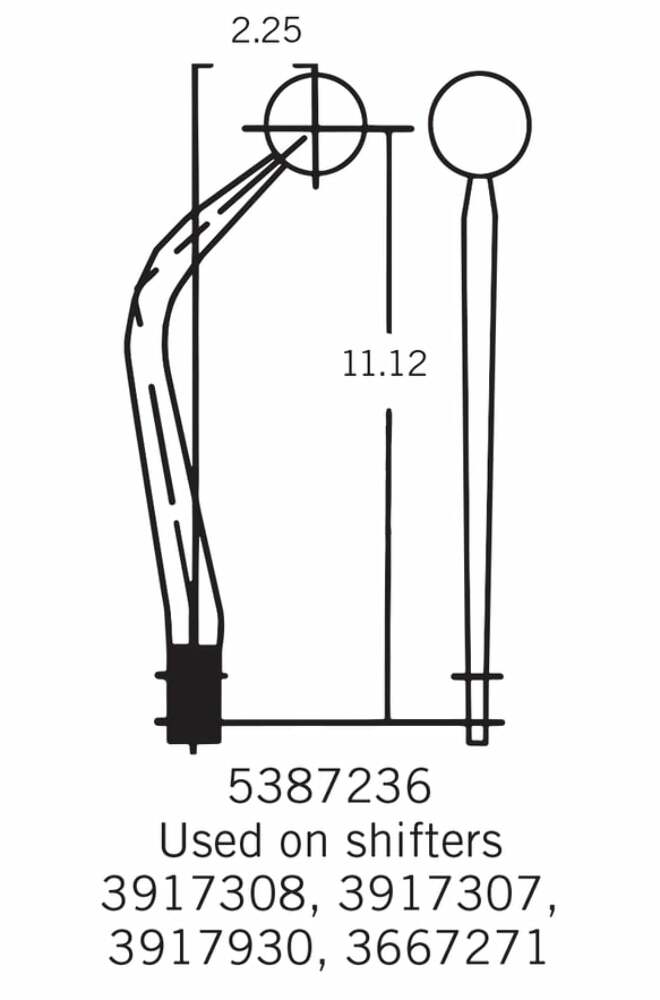 Hurst Competition/Plus 4-Speed Shifter - GM/Studebaker - 3917308