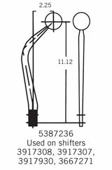 Hurst Competition/Plus 4-Speed Shifter - GM/Studebaker - 3917308