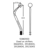 Hurst Competition/Plus Shifter Stick - 5386900