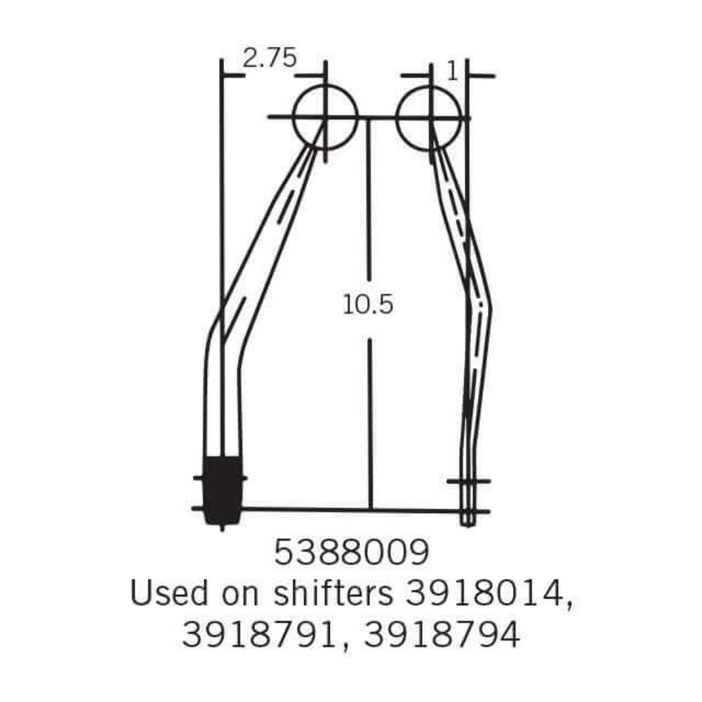 Hurst Competition/Plus Shifter Stick - 5388009