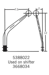 Hurst Competition/Plus Shifter Stick - 5388022