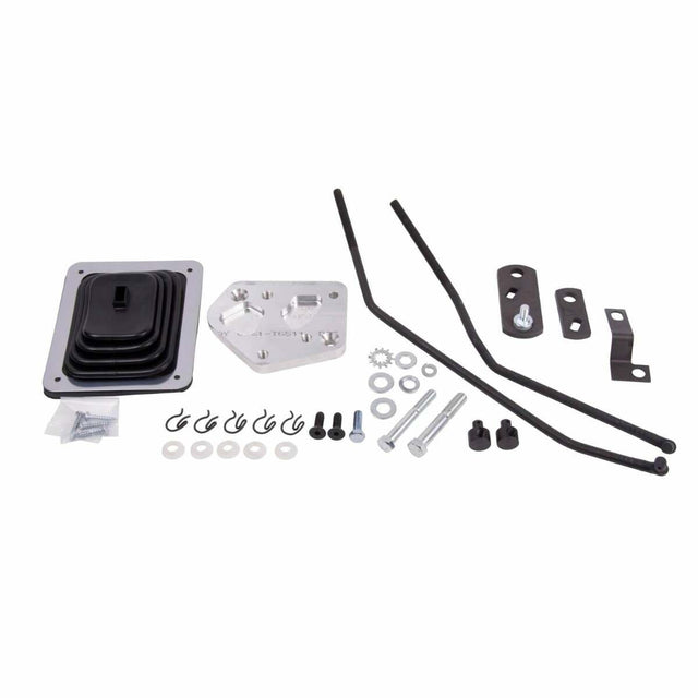 Hurst Mastershift 3-speed Installation Kit - Ford - 3677640 for 1965-1973 Ford Mustang manual transmission