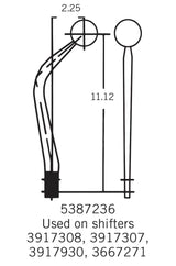 Hurst Mastershift 3-speed Manual Shifter - GM - 3667271