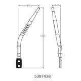 Hooker performance muffler stick-5387438