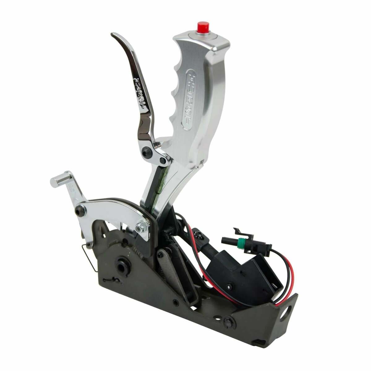 Hurst Quarter Stick 2 Pistol Grip Race Shifter - 3162020 black aluminum automatic transmission pistol grip
