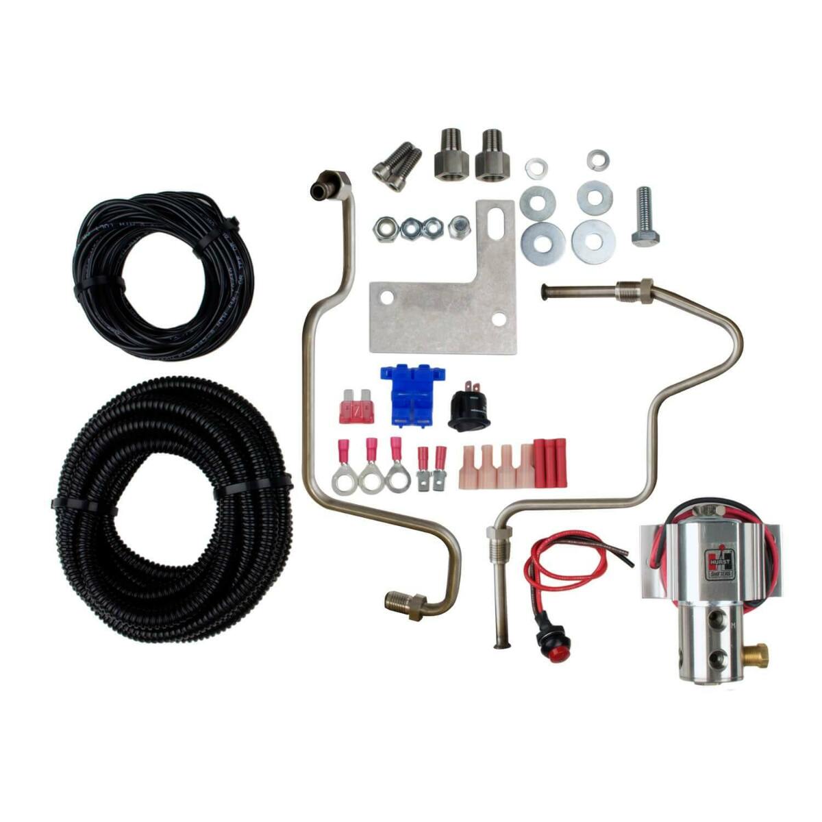 Hurst Line Lock Roll/Control, Line/Loc Kit - Dodge Challenger - 5671520 for 2011-2014 Dodge Challenger stainless steel aluminum