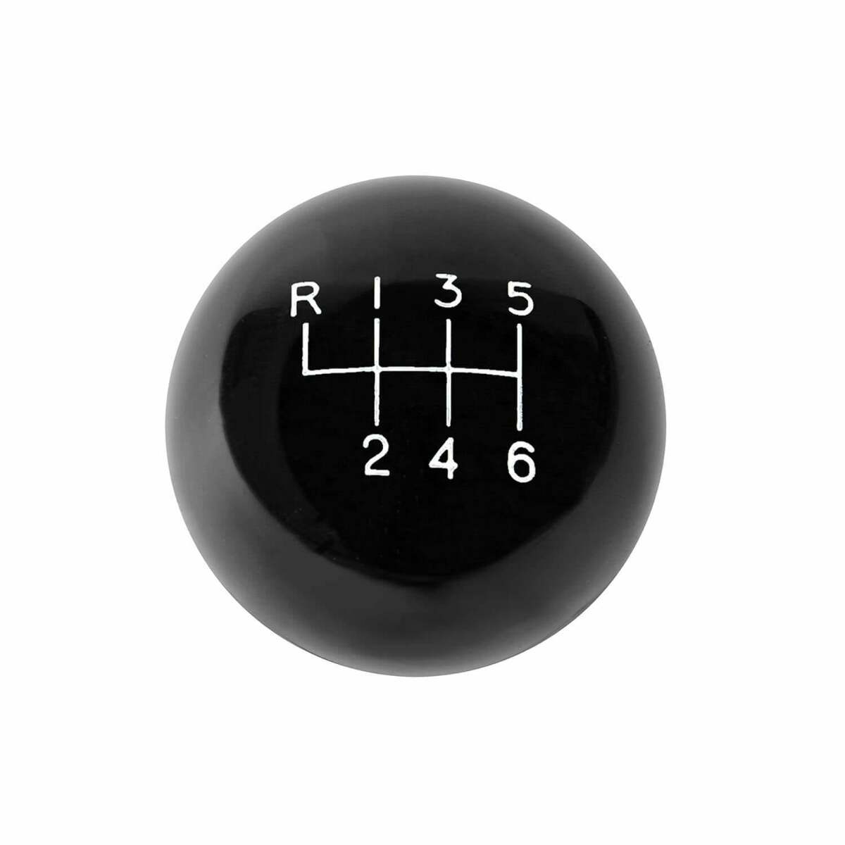 t Hurst Shift Knob - Black 6-speed M12 x 1.25 Threads - 1631225 Hurst