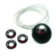 Hurst Shift Knob - Black 7/16 - 20 Threads - 12 Volt Switch - 1630050 black manual transmission