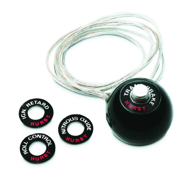 Hurst Shift Knob - Black 7/16 - 20 Threads - 12 Volt Switch - 1630050 black manual transmission