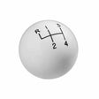 Hurst Shift Knob - White 4 Speed 3/8-24 Threads - 1630002 manual transmission