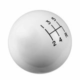 Hurst Shift Knob - White 5 Speed M12x1.75 Threads - 1630014 for 1999-2002 Ford Mustang manual transmission