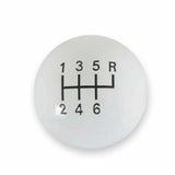 t Hurst Shift Knob - White 6 Speed 3/8-16 Threads - 1630040 Hurst