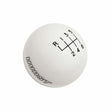 Hurst Shift Knob - White 6-speed M12x1.25 Threads - 1630225 for 2015-2020 Ford Mustang manual transmission