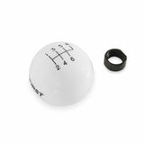 Hurst Shift Knob - White 6 Speed M16x1.50 Threads - 1630016 for 1993-2002 Chevy Firebird manual transmission
