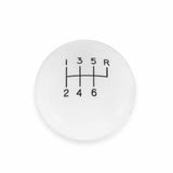 Hurst Shift Knob - White 6 Speed M16x1.50 Threads - 1630016