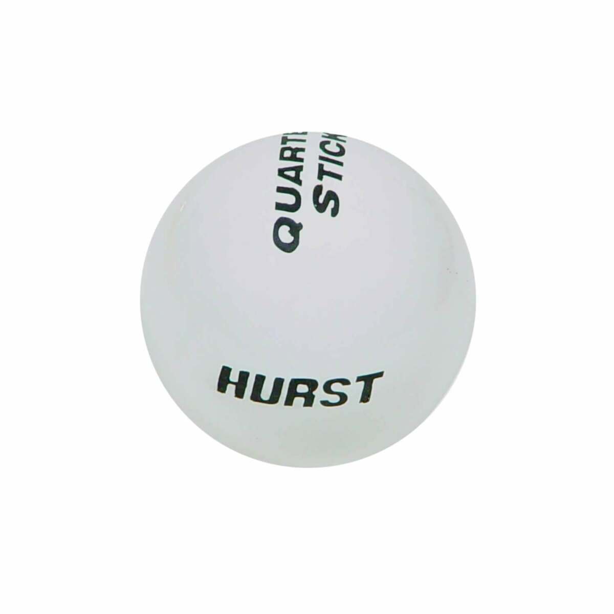 Hurst Shift Knob - White Quarter Stick - 1631036 manual transmission