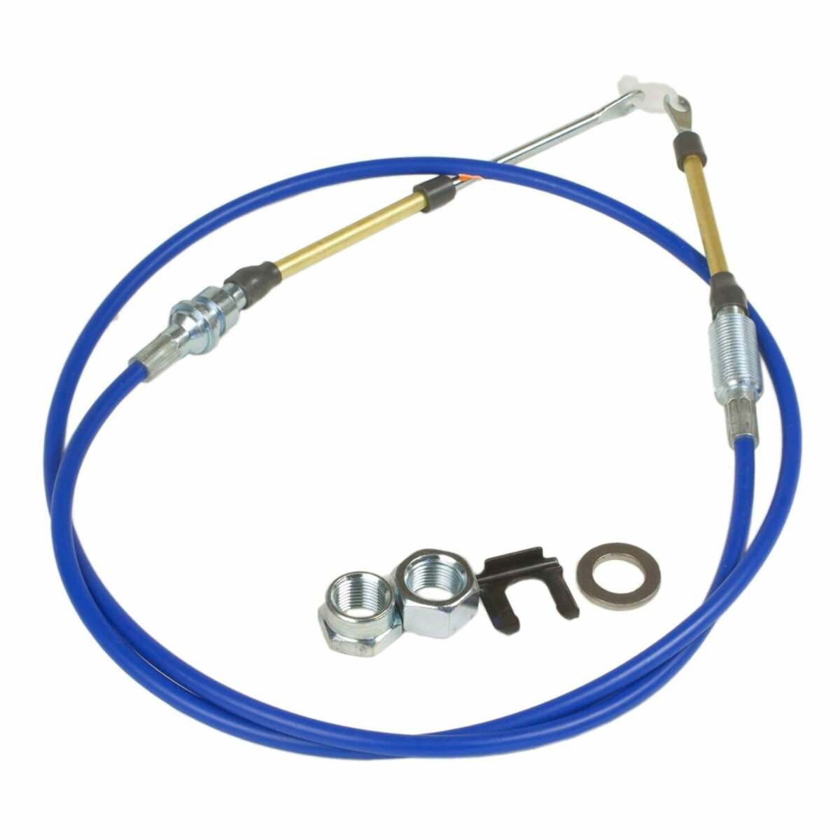 Hurst Quarter Stick Shifter Cable - 5-Foot Length - Blue - 5000029 for Camaro stainless steel automatic transmission pistol grip