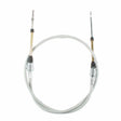 Hurst Quarter Stick Shifter Cable - 8-Foot Length - Grey - 5000028 stainless steel automatic transmission pistol grip