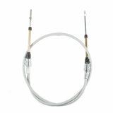 Hurst Quarter Stick Shifter Cable - 8-Foot Length - Grey - 5000028 stainless steel automatic transmission pistol grip