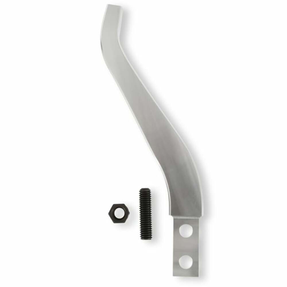 Hurst Shifter Stick-Billet 8.6-in Tall 2.5in Set-Back Raw Aluminum- 53952HST aluminum manual transmission