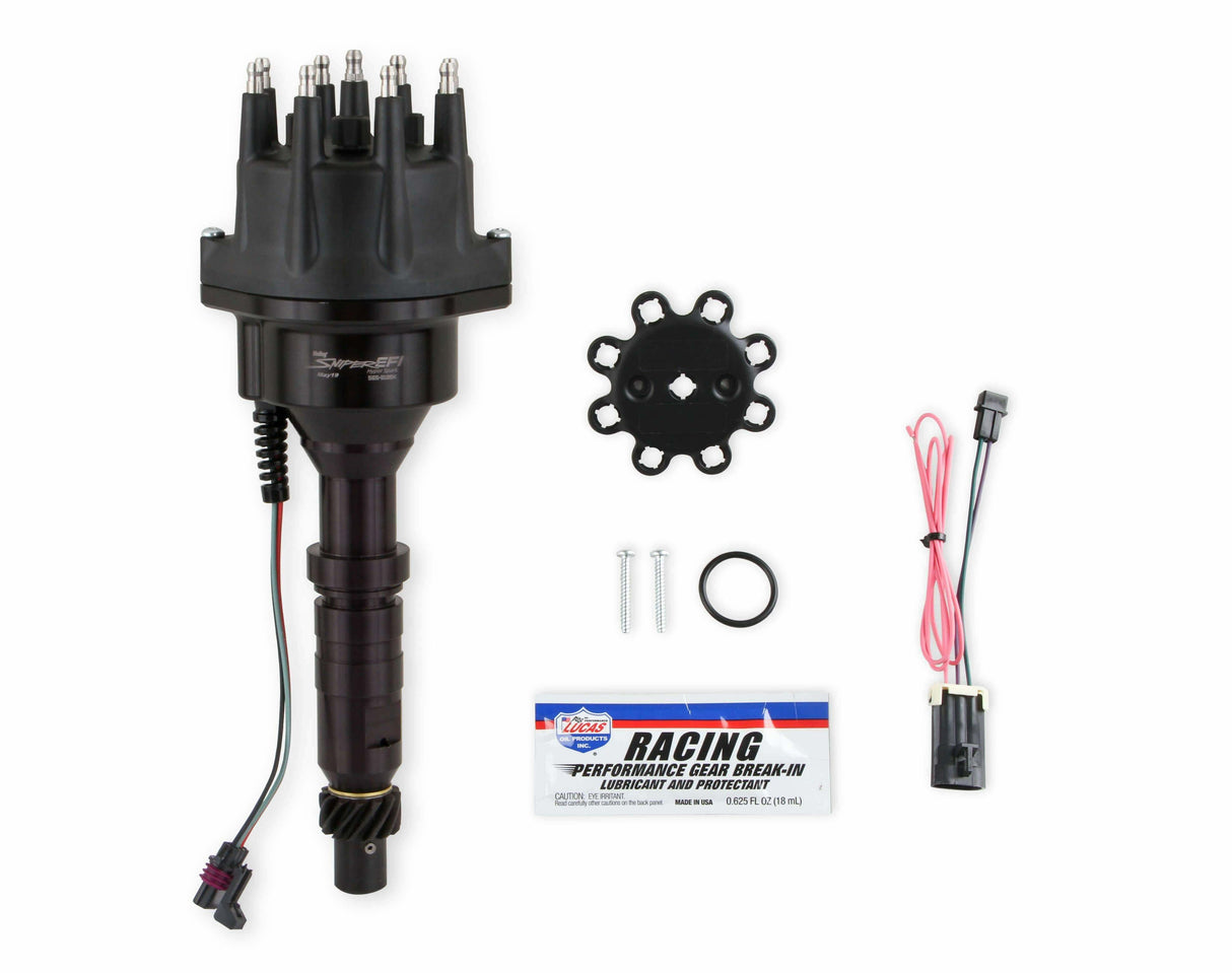 Hooker performance muffler black aluminum nailhead-565-313bk