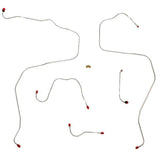 Front Brake Line Kit for 1997-1900 Ford E-150 Econoline stainless steel