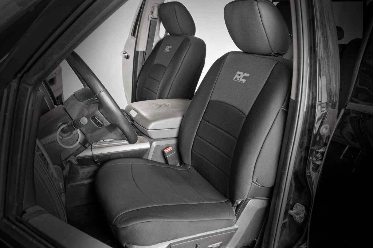 Rough Country Seat Covers - FR Bucket RR Full Bench - Ram 1500 (09-18) 2500/3500 (10-18) - 91068