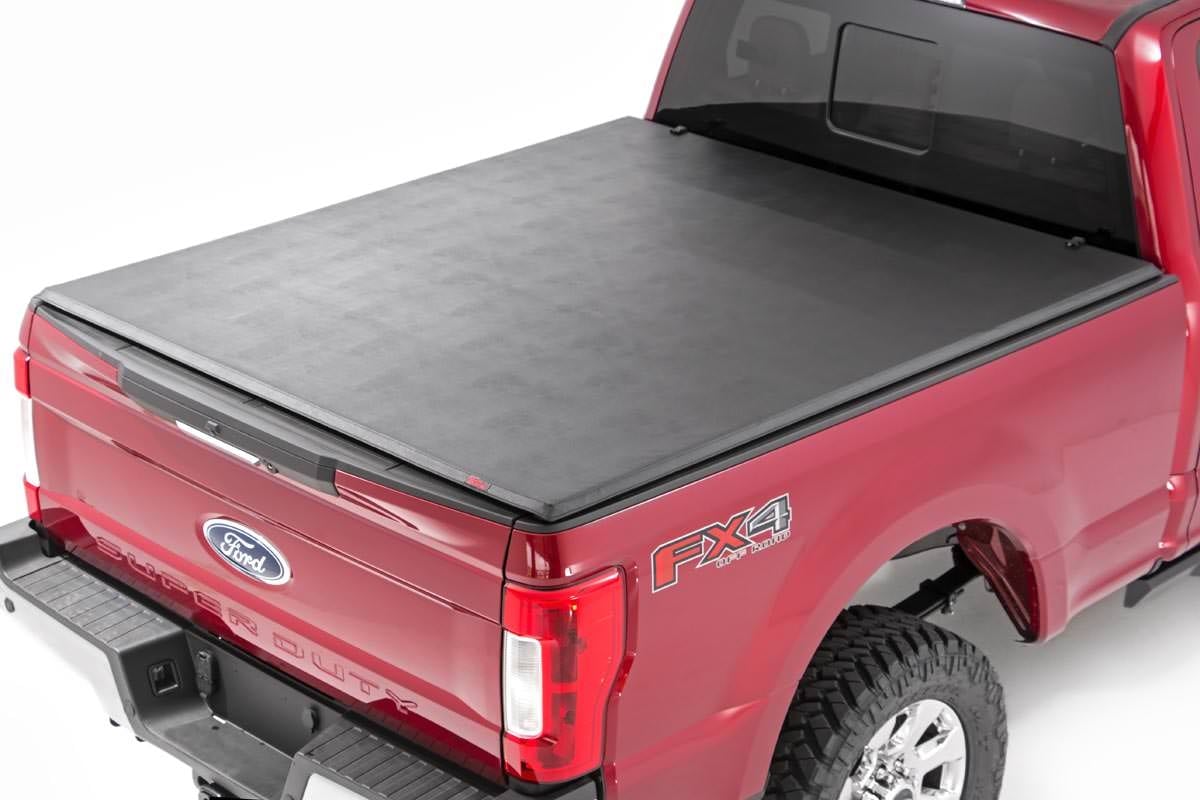 Soft Tri-Fold Bed Cover - 6'10" Bed - Ford F-250/F-350 Super Duty (17-25)