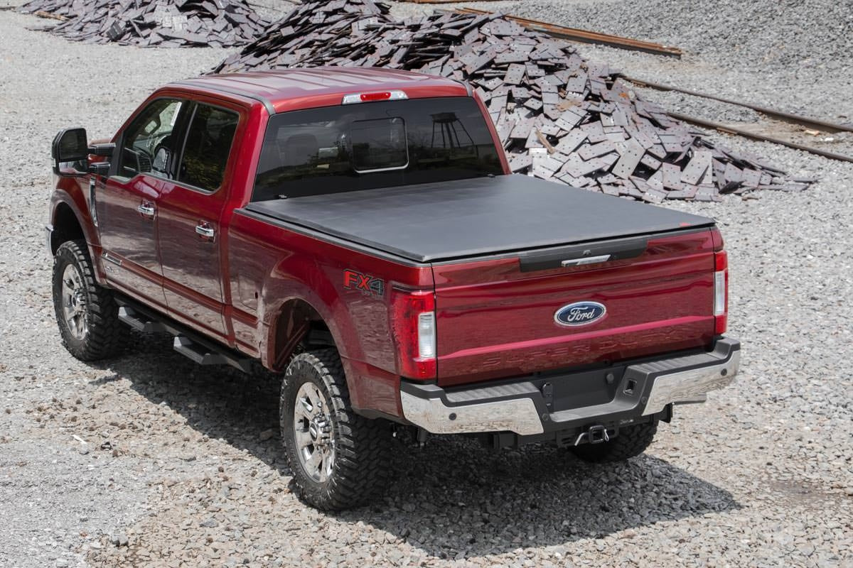 Soft Tri-Fold Bed Cover - 6'10" Bed - Ford F-250/F-350 Super Duty (17-25)