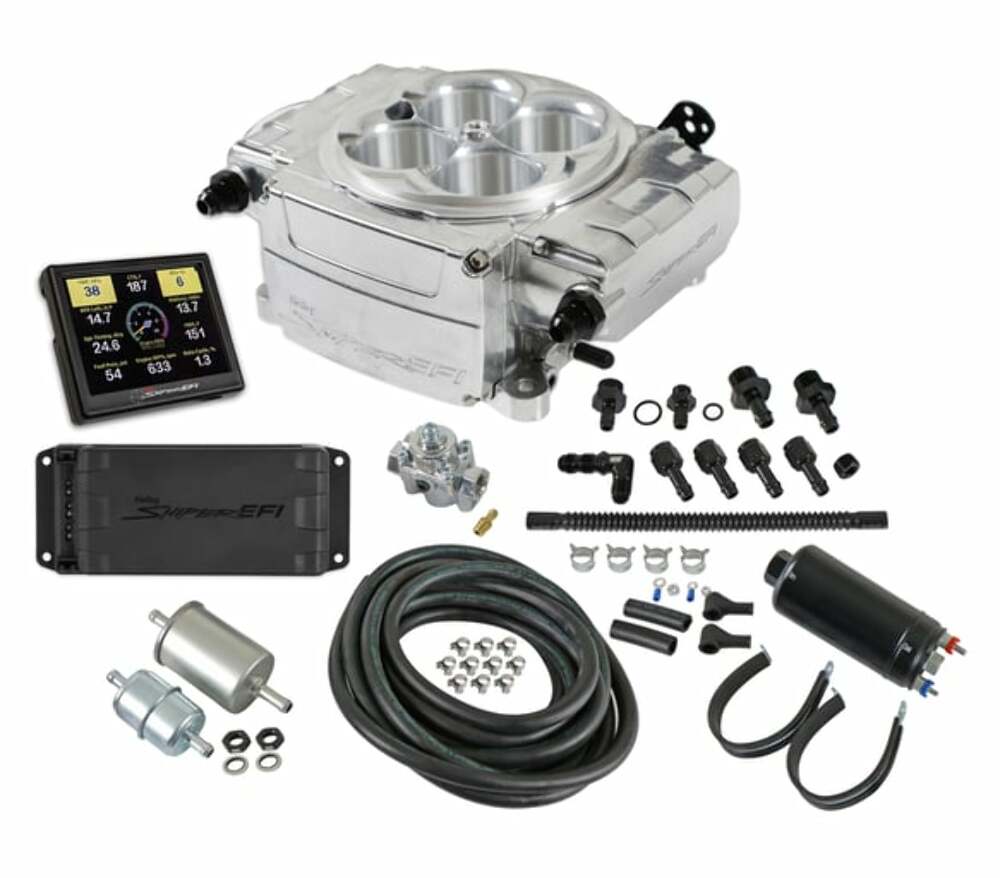 Holley Sniper EFI Throttle Body for Ford stainless steel