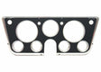 1969-1972 Chevrolet Blazer; Instrument Bezel-7 Hole-Chrome/Black INST105