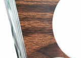 1969-72 Blazer Instrument Bezel-7 Hole W/ Gauges-Chrome/Woodgrain INST305