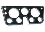 1967-68 C10 Pickup Instrument Bezel-7 Hole-With Choke-Chrome/Black INST68B