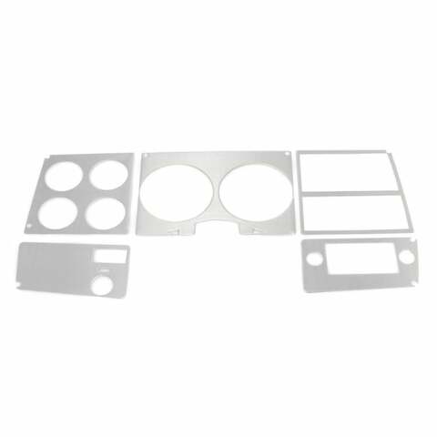 1978-80 Chevrolet C10; Instrument Bezel Trim-Brushed Aluminum INST7BZWITHAC