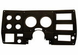 Fits 1978-1980 Chevrolet C10; Instrument Bezel-With A/C-Black/Aluminum INST807