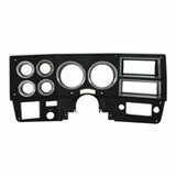 1981-1983 Chevrolet C10; Instrument Bezel - With A/C - Black/Chrome INST836